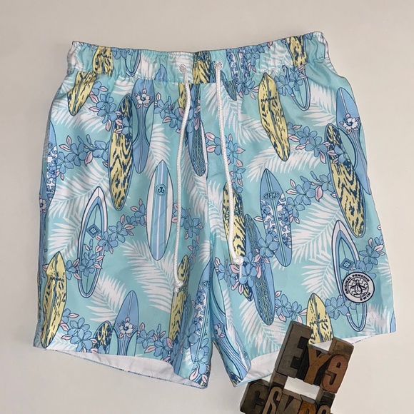 ❤️HOST PICK❤️🏊‍♂️🏄‍♂️🐧ORIGINAL PENGUIN Men’s Swim Trunks - Picture 1 of 12